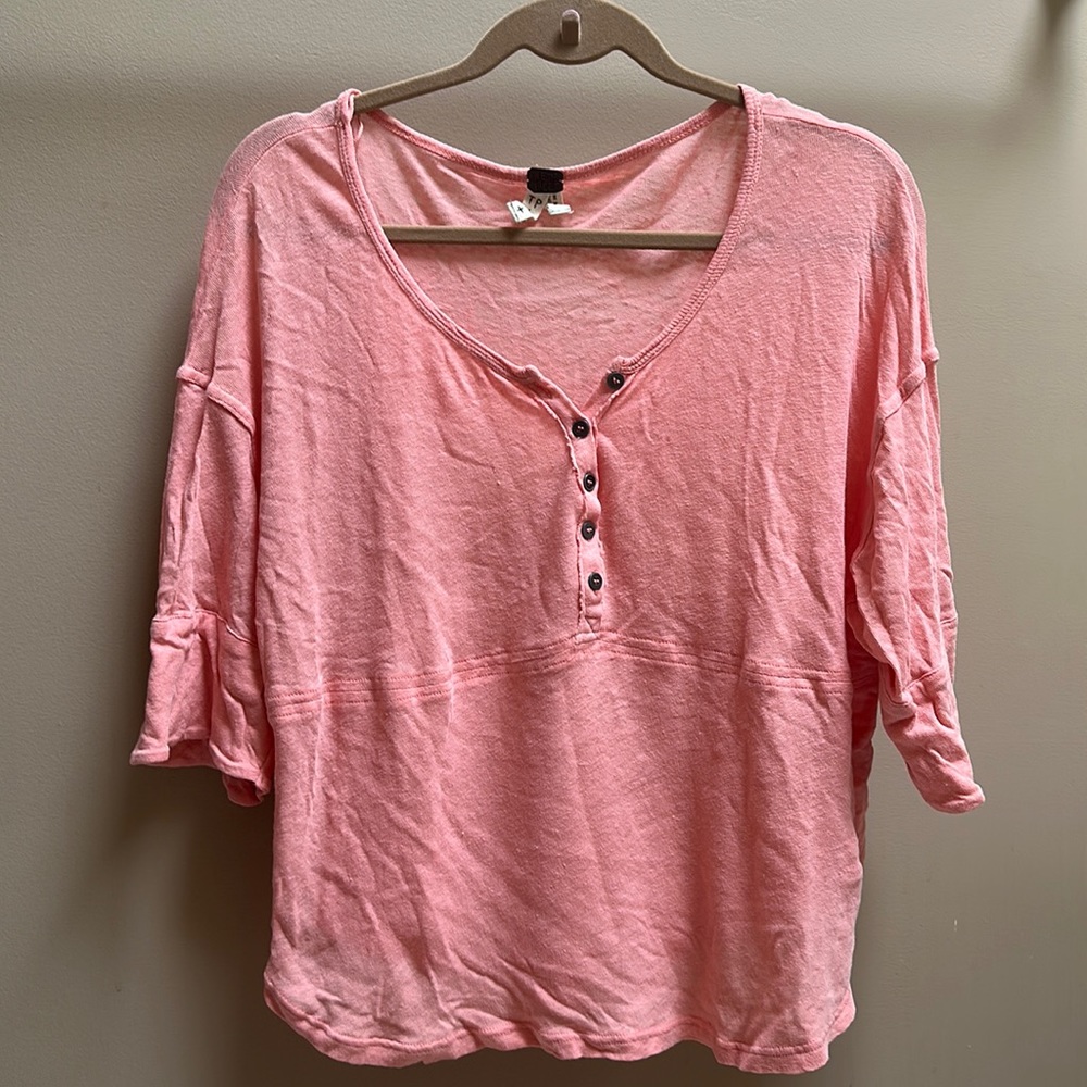 Free People Peach Top